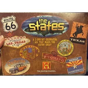 History Channel: The States - Volume 1/2/3‎ (DVD, 2012, 3-Disc Set) NEW Sealed